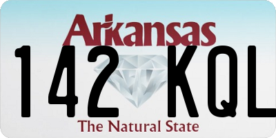 AR license plate 142KQL