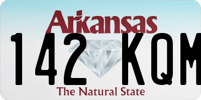 AR license plate 142KQM