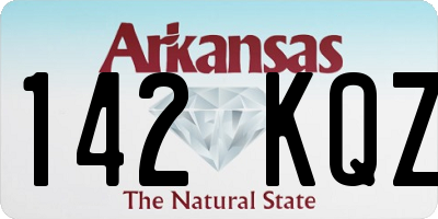 AR license plate 142KQZ