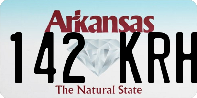 AR license plate 142KRH