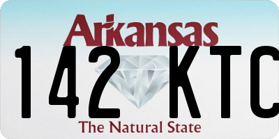 AR license plate 142KTC