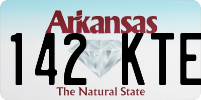 AR license plate 142KTE