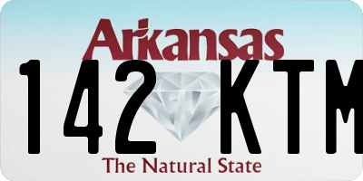 AR license plate 142KTM