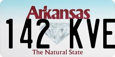 AR license plate 142KVE