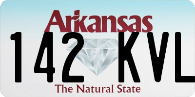 AR license plate 142KVL