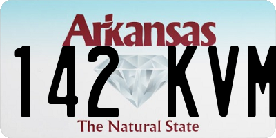 AR license plate 142KVM