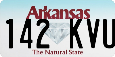 AR license plate 142KVU