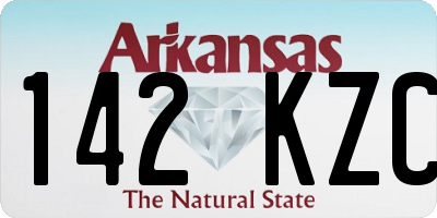 AR license plate 142KZC