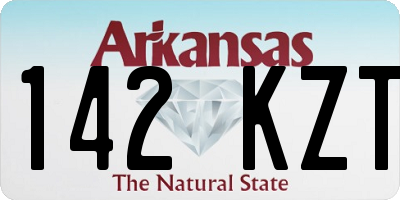 AR license plate 142KZT