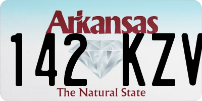 AR license plate 142KZV