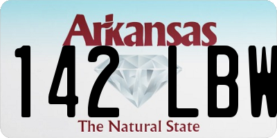 AR license plate 142LBW