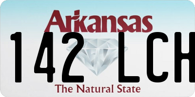 AR license plate 142LCH