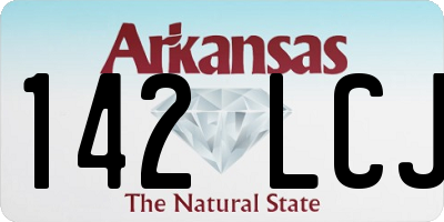 AR license plate 142LCJ