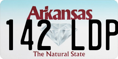 AR license plate 142LDP