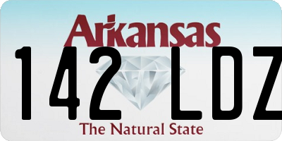 AR license plate 142LDZ