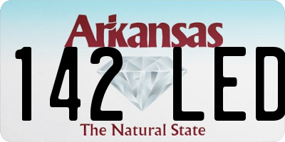 AR license plate 142LED