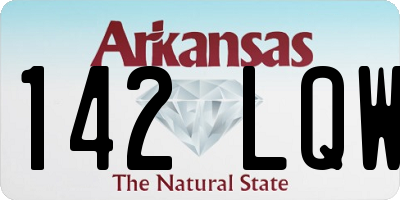 AR license plate 142LQW