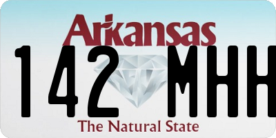 AR license plate 142MHH