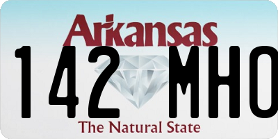 AR license plate 142MHO