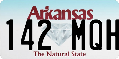AR license plate 142MQH