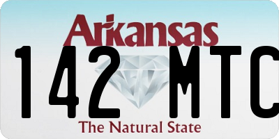 AR license plate 142MTC