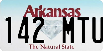 AR license plate 142MTU