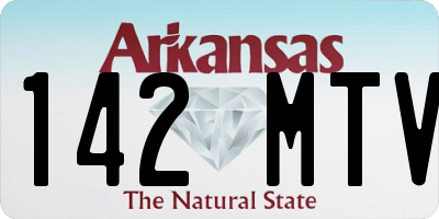 AR license plate 142MTV