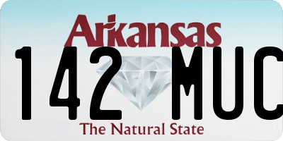 AR license plate 142MUC