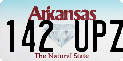 AR license plate 142UPZ