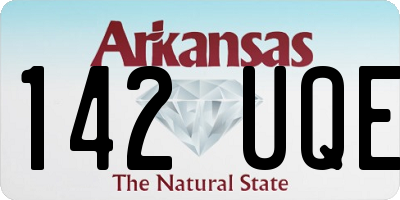 AR license plate 142UQE