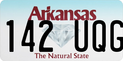 AR license plate 142UQG