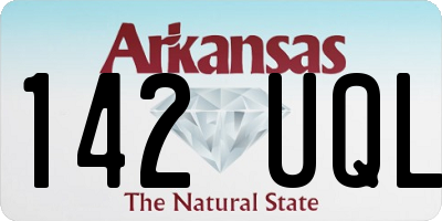 AR license plate 142UQL