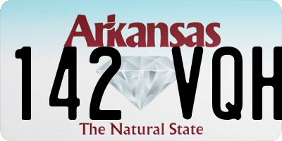 AR license plate 142VQH