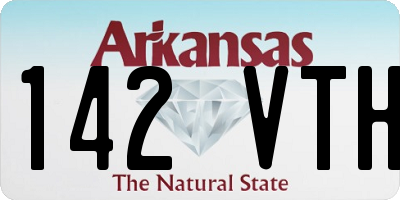 AR license plate 142VTH