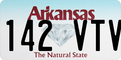 AR license plate 142VTV