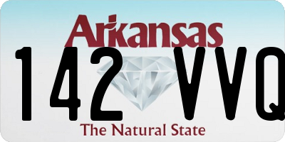 AR license plate 142VVQ