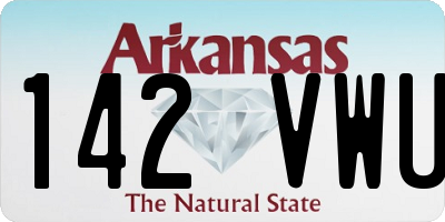 AR license plate 142VWU