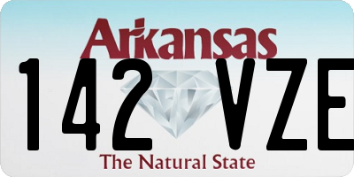 AR license plate 142VZE