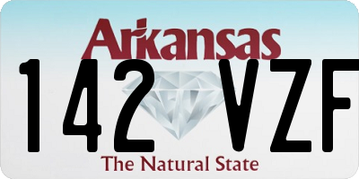 AR license plate 142VZF