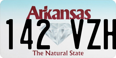 AR license plate 142VZH