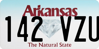 AR license plate 142VZU