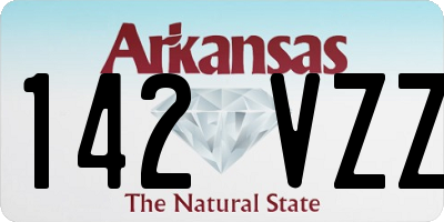 AR license plate 142VZZ