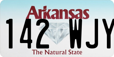 AR license plate 142WJY