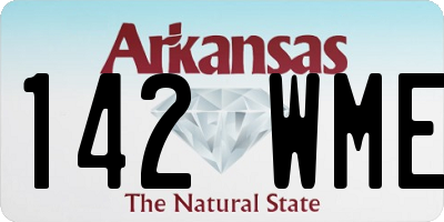 AR license plate 142WME