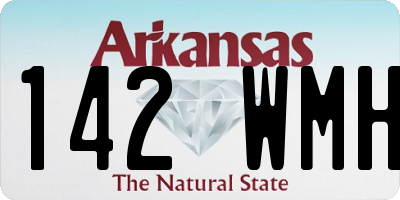 AR license plate 142WMH