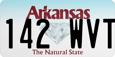 AR license plate 142WVT