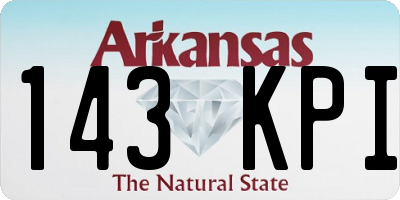 AR license plate 143KPI