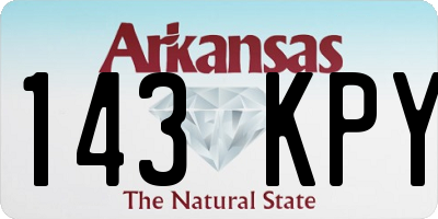 AR license plate 143KPY