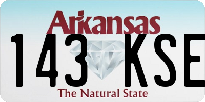 AR license plate 143KSE