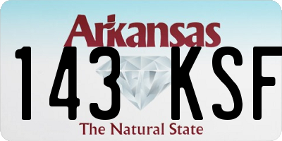 AR license plate 143KSF